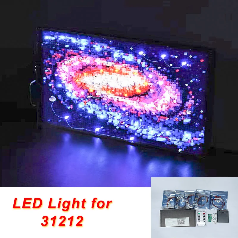 LED Light Set for 31212 Milky Way Galaxy Model, Display Lighting (Model NOT Included)