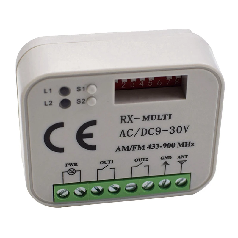 Garage Door Remote Control Receiver RX Multi Frequency 433-900Mhz Receiver Smart Remote Receiver