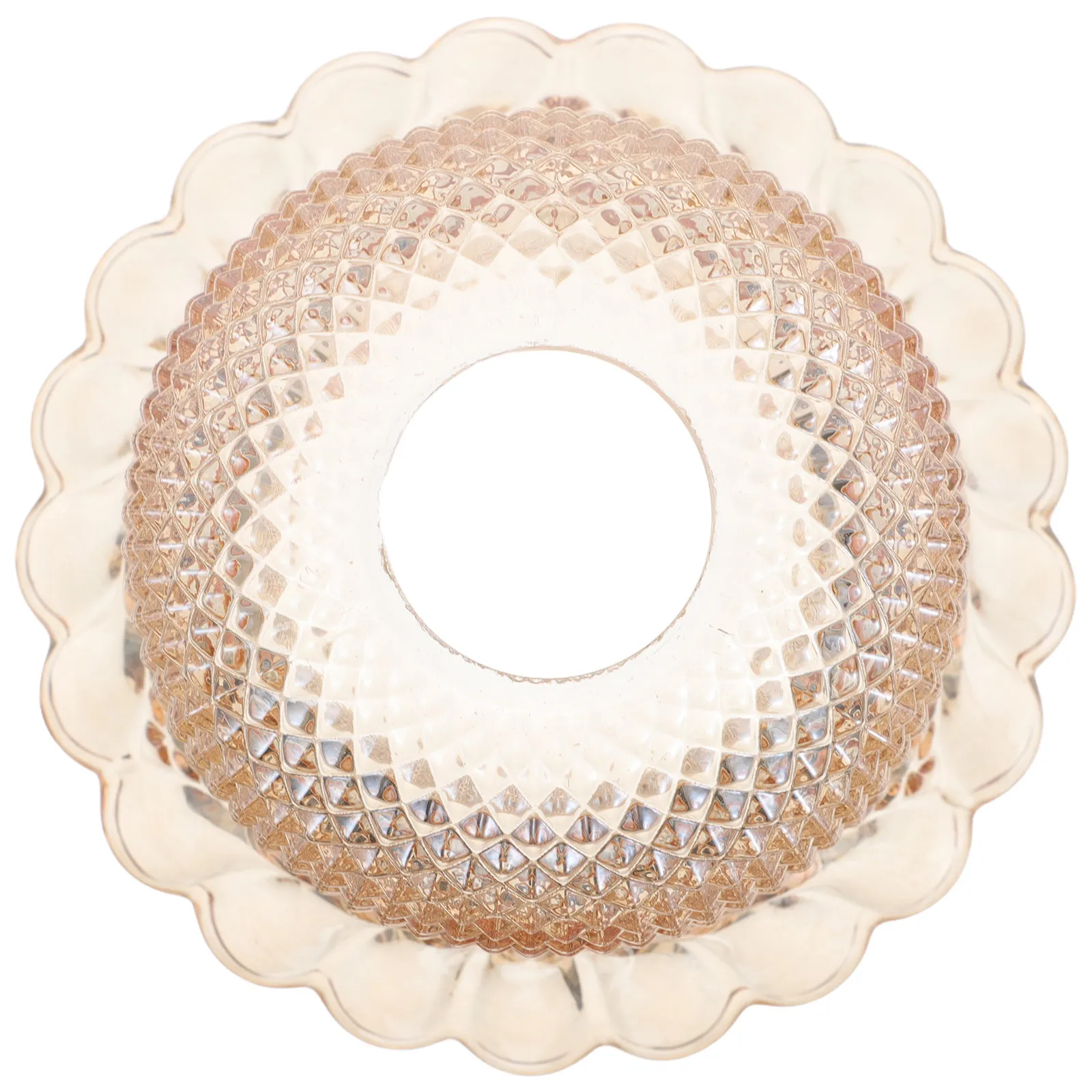 Glass Lampshade Replacement E14 Pendant Lamp Flower Shape 3.5cm Ceiling Light Cover Glass Chandelier Lampshade