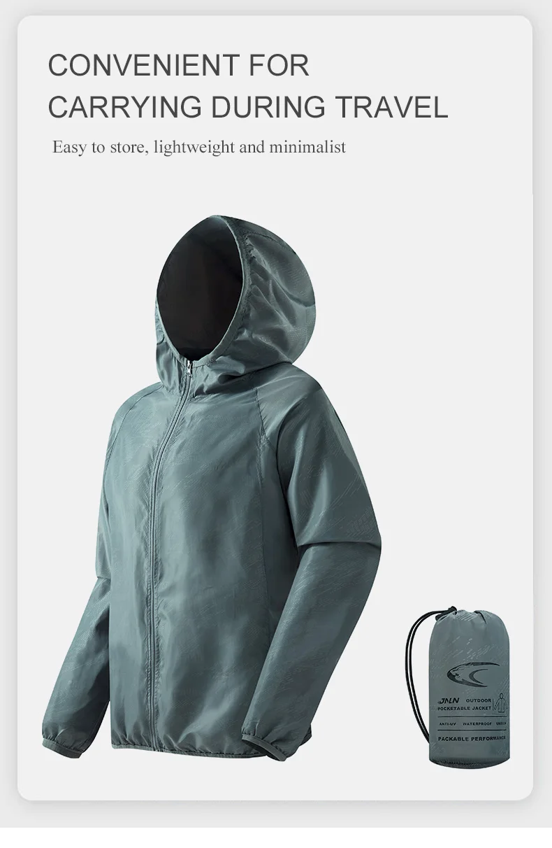 JNLN Men Women Waterproof Hiking Jacket Quick Dry Sun Protection Windbreaker Unisex Camping Climbing Outdoor Sports Rain Coat 17 Sc2cb42d40e9746c7ab1af34c632306e2E