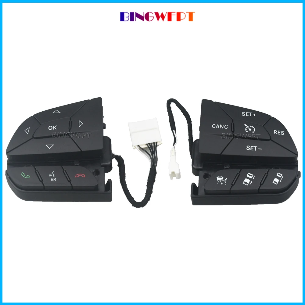 Original 1 SET For 2014-2022 Jeep Cherokee Dodge Challenger Charger Steering Wheel Audio Switch