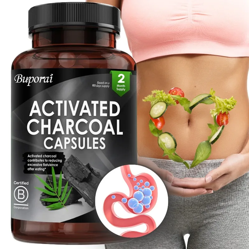 

Капсулы с активированным углем — способствуют естественное очищение и поддерживают здоровье Gut, без ГМО, помогают уменьшить газ и раскружение.