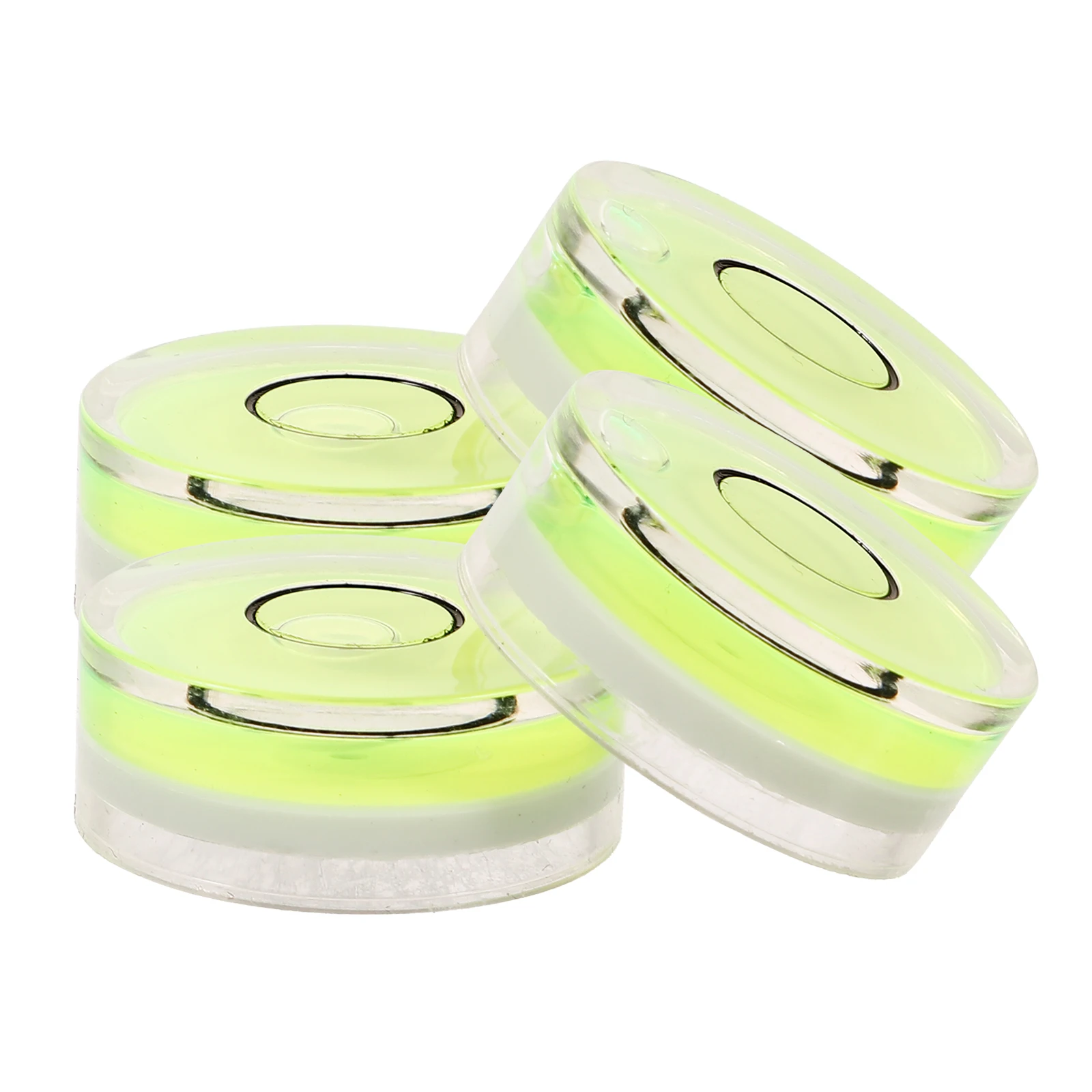 

4 Pcs Spirit Level Vinyl Record Player Abs for Records Aluminum Weight Stabilizer