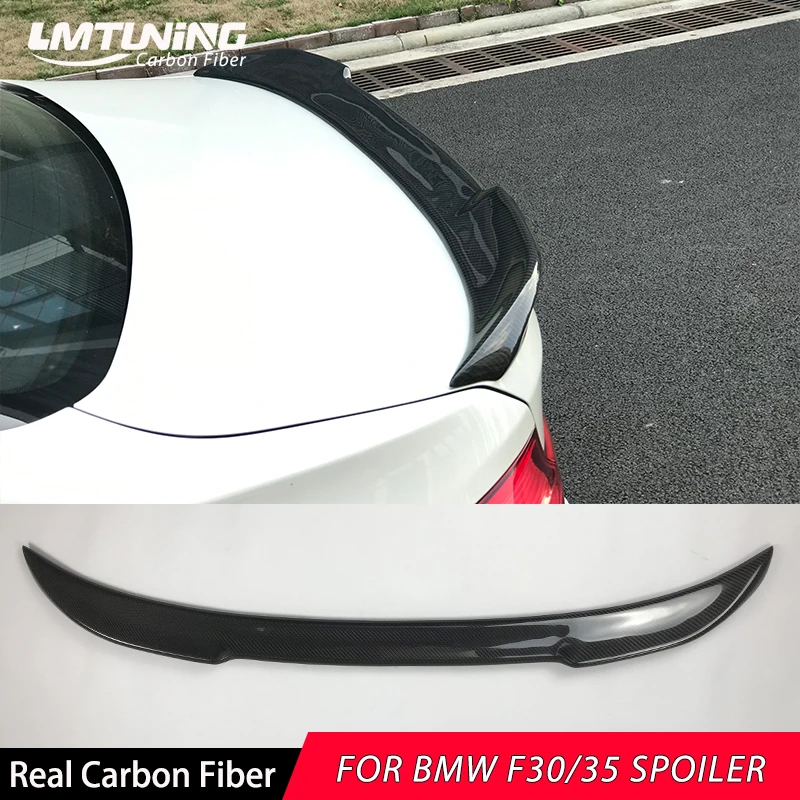 

LMTUNING SuitableBMW for 3 / F30 F35 Modified CS Carbon Fiber car Rear Wing Carbon Fiber Rear Spoiler,2012-present（F30 F35)