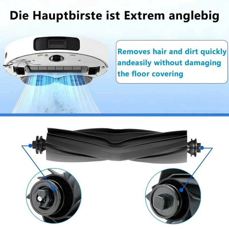 Per Dreame L10S Ultra L10 Ultra Robot Vacuum spazzola laterale principale filtro Hepa Mop sacchetti per la polvere di stoffa pezzi di ricambio