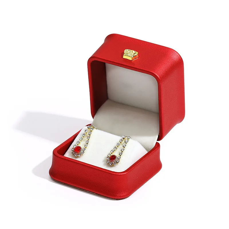 

Convenient Storage Box Retro Handheld Jewelry Box Ring Holder Box Handle For Ring