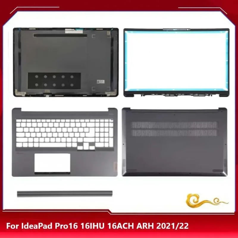 New/org For Lenovo IdeaPad 5 Pro16 Pro 16IHU ACH ARH 2021 2022 LCD back cover /Bezel /Upper cover /Bottom case /Hinge cover,Gray