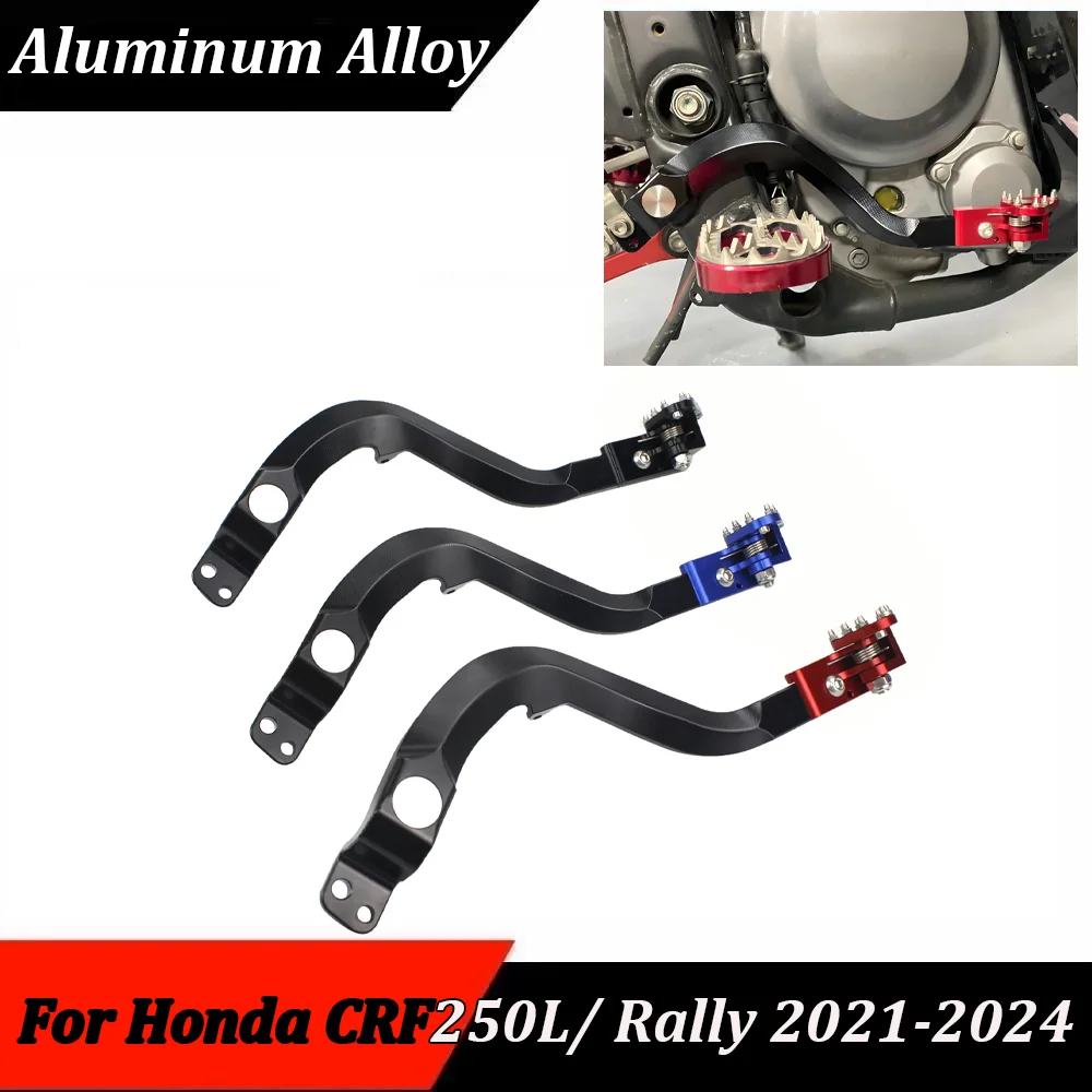 

Motorcycle CNC Adjustable Length Forged CNC Rear Brake Lever Brake Pedal For Honda CRF 250L CRF250L Rally 2021 2022 2023 2024