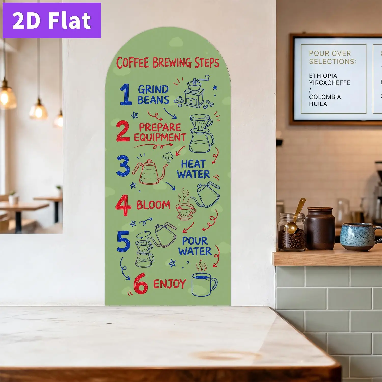 1 PC small cloud-shaped arched pattern, multi-color selection, self-adhesive magnetic wall sticker, 45*100cm