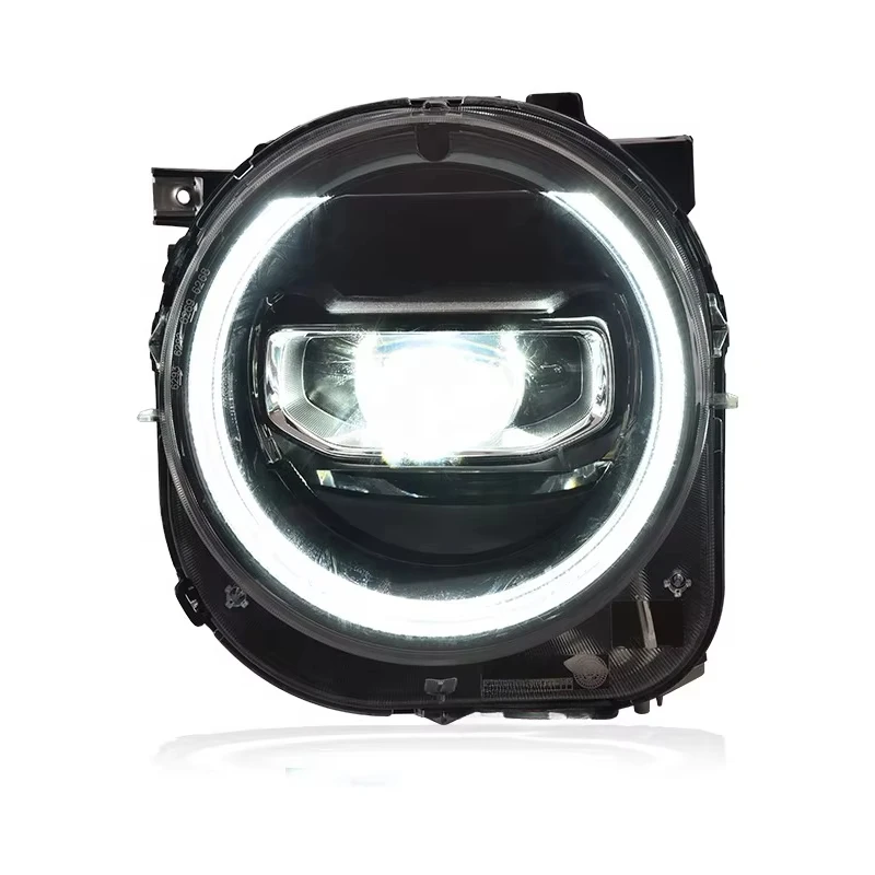 Car Styling for Jeep Renegade Headlights 2016-2021 LED Headlight LED DRL Hid Head Lamp Angel Eye Blue  Accessoriescustom
