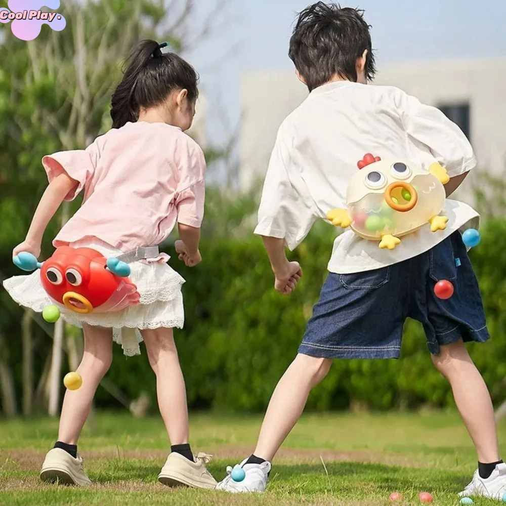 

Игровой набор «Куриные яйца» с мультяшным дизайном: тренировка координации, командная работа, веселые физические упражнения