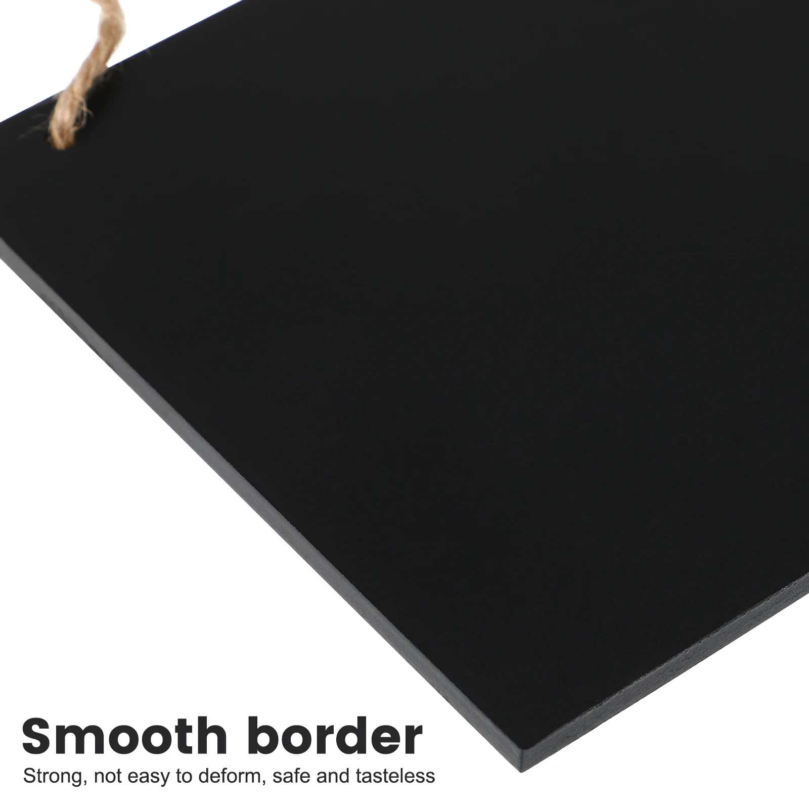 

Black Chalkboard Display Blackboards Display For Message Mdf Wall Message Erasable Mini Blackboards With Hemp Rope 26X14Cm