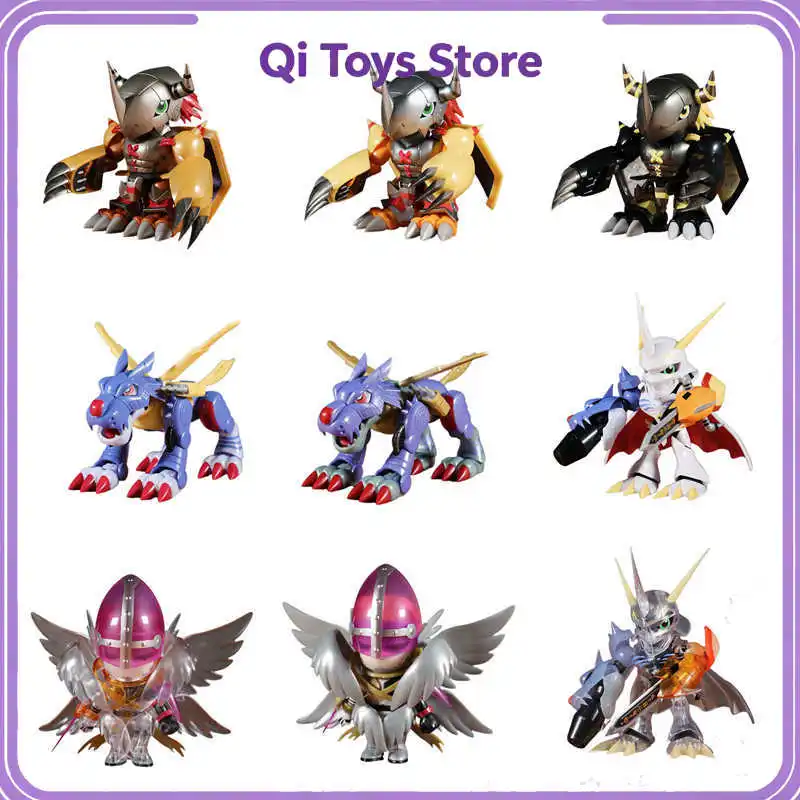 Caja Sorpresa Plabako Digimon Adventure, Figura de Acción Digimon War Greymon, Caja Misteriosa Angewomon, Modelo Ensamblado, Juguete, Regalo de Cumpleaños