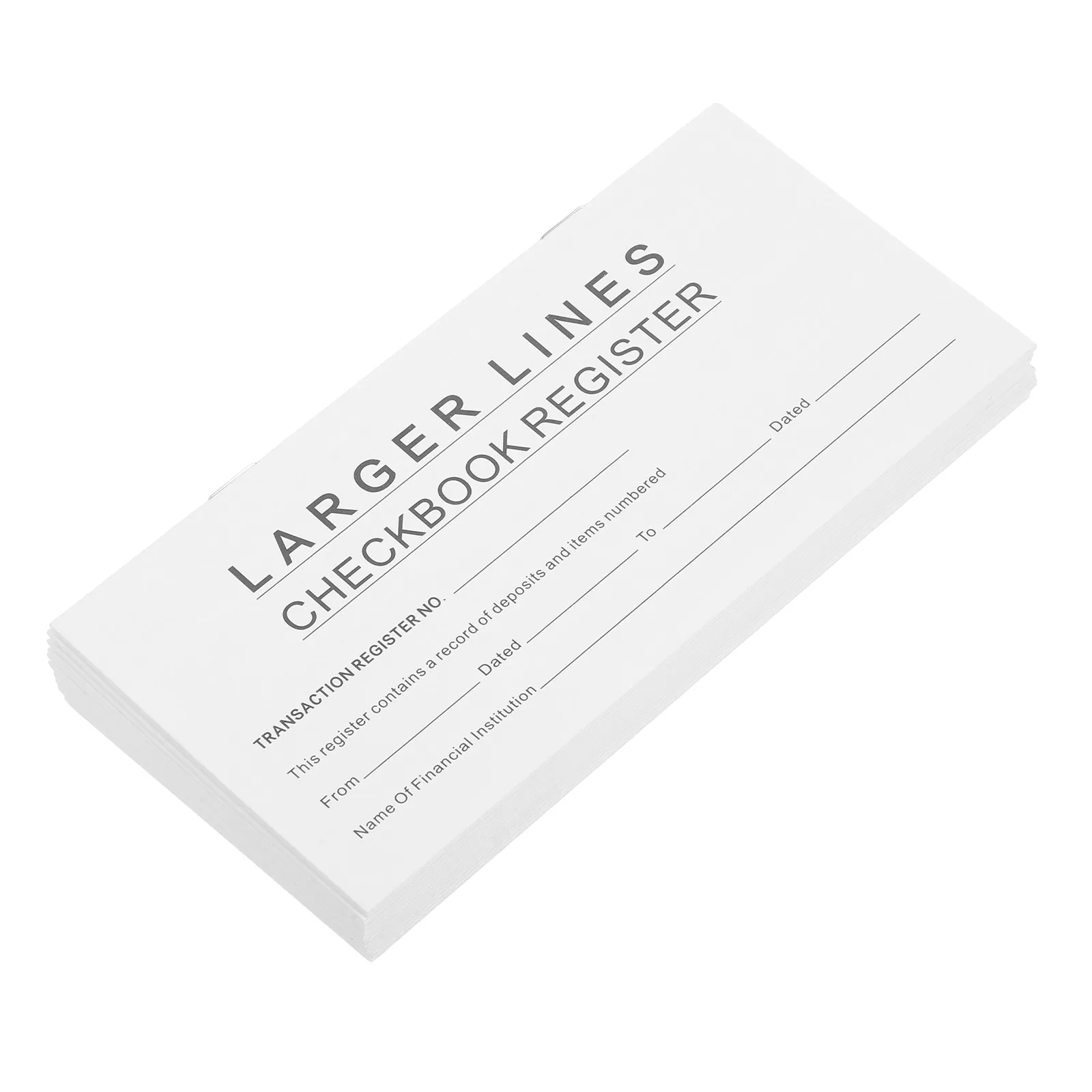 

12Pcs Personal Checkbook Registers Blank Ledger Book for Financial Tracking Transaction Recording Money Management Banking