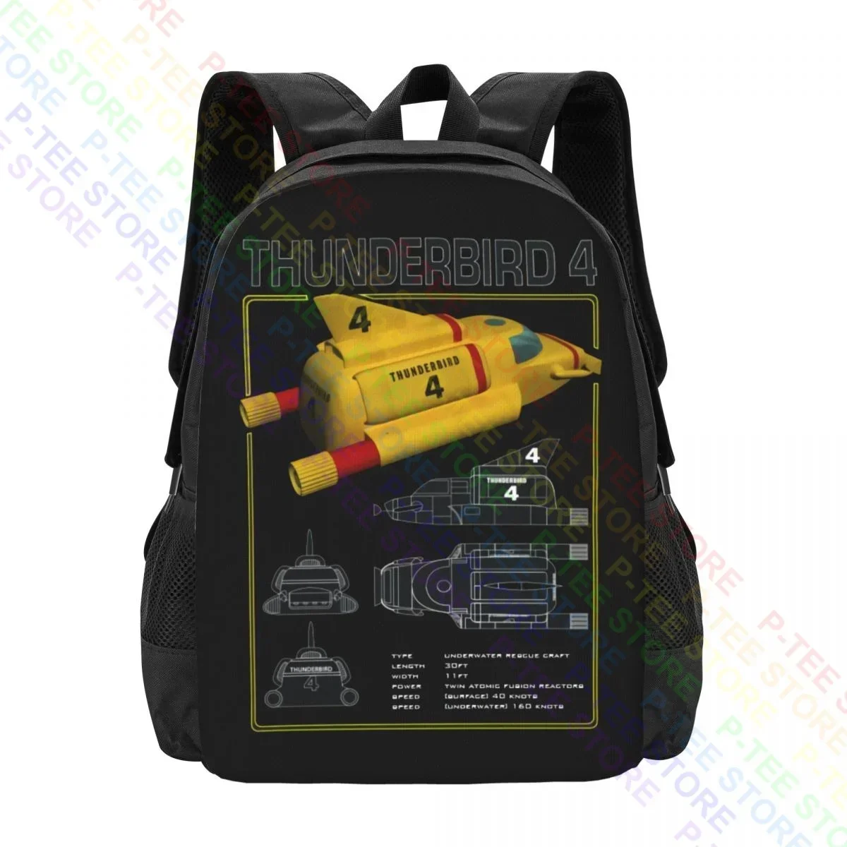 

Рюкзак Thunderbird 4 большой вместимости в мягкой обложке, экологически чистый