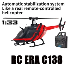 RC ERA C138 1/33 6ch Rc Helicopter Remote-Controlled  Simulation Bell 206 Helicopter 6axis Gyro Children'S Toys