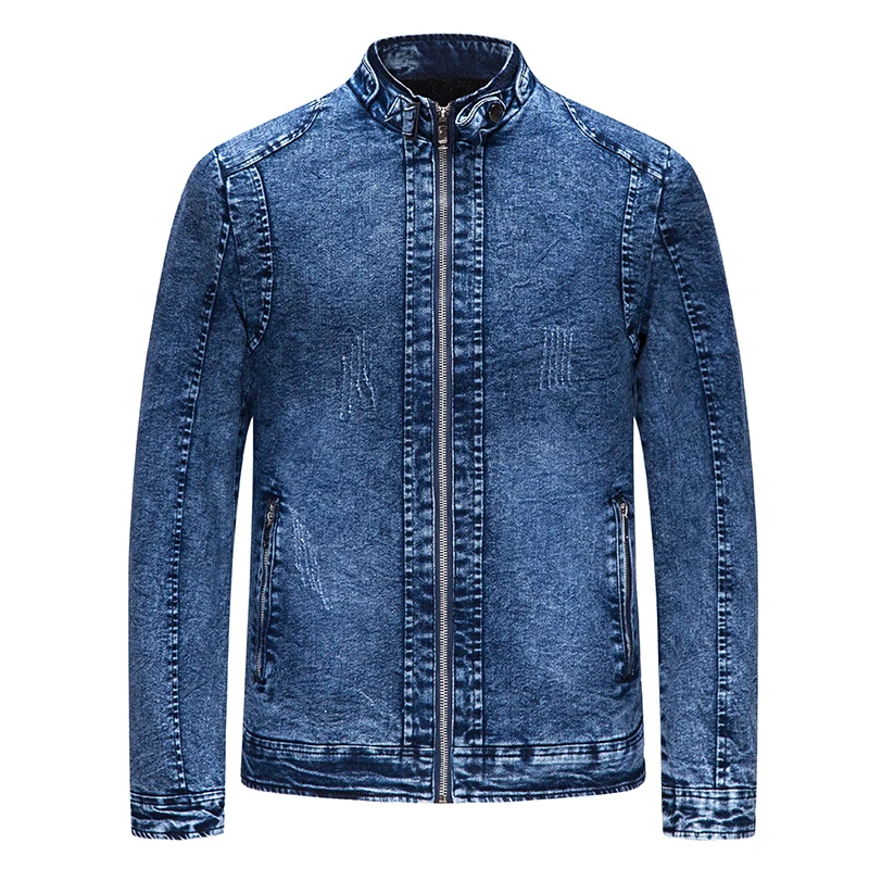 

Men American Retro Denim Jacket Men Trendy Brand Wash Fashion Korean Version Slim Fit Denim Jacket High Quality Mens Jackets