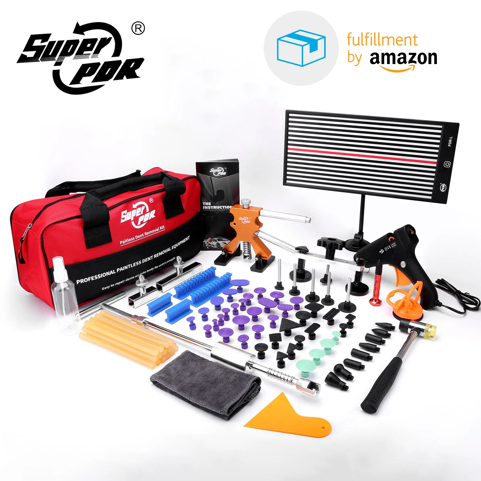 PDR Car Paintless Dent Repair Tools Kit Zestaw narzędzi do usuwania wgnieceń Zestaw narzędzi do naprawy karoserii Zestaw narzędzi do naprawy wgnieceń Narzędzia samochodowe do naprawy samochodów