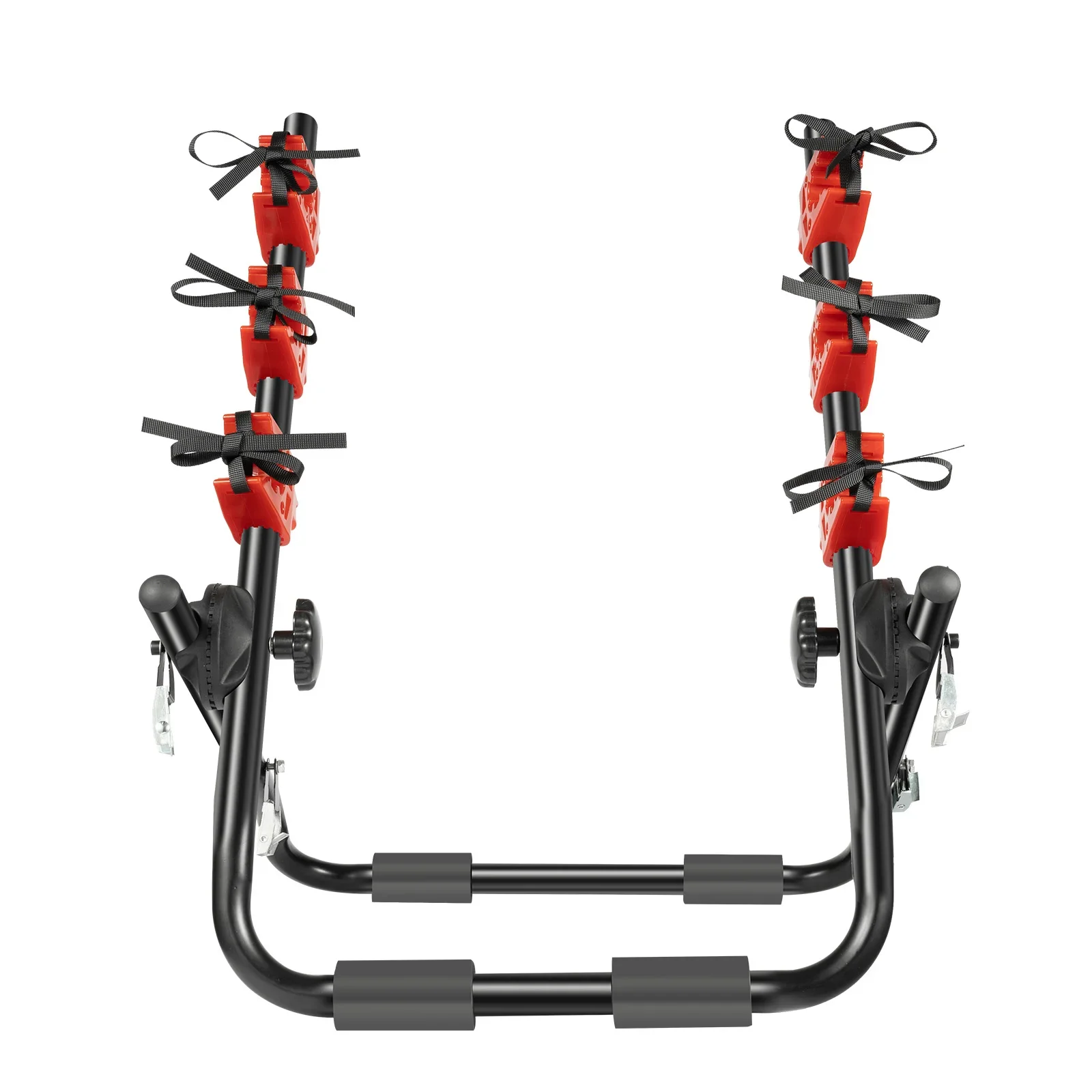 رف دراجات السيارة 3 دراجات، رف دراجات متنقل تلقائي يناسب معظم السيارات، سيدان، هاتشباك، حامل دراجة صغير وسيارات الدفع الرباعي