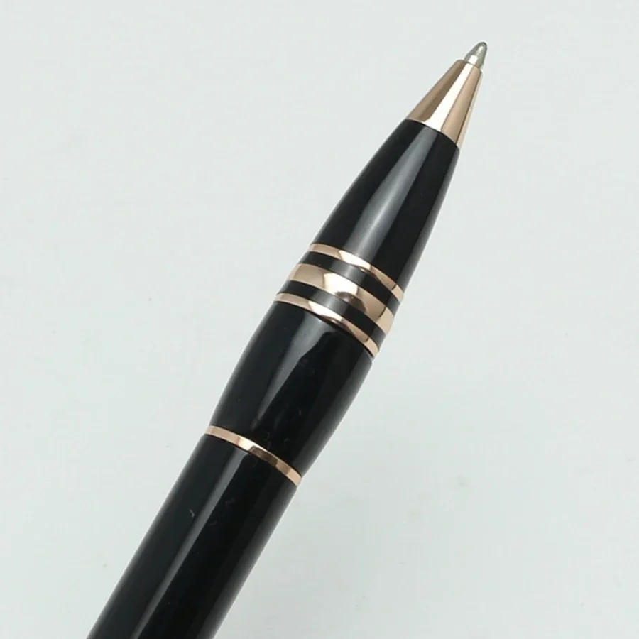 طبعة محدودة كلاسيك ستار دبليو قلم حبر جاف معدني أسود وردي ذهبي الأعمال مكتب القرطاسية تعزيز كتابة الأعمال