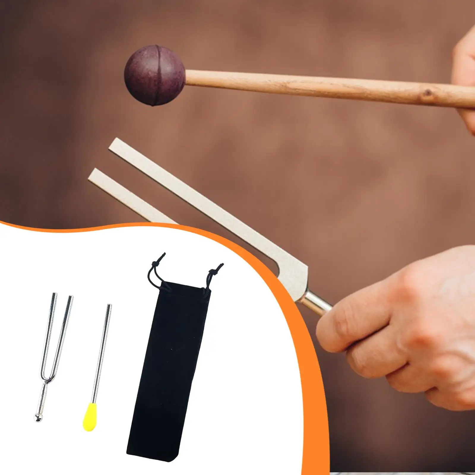 

Профессиональный металлический тюнинговый вибранец 440 Гц 432 Гц для музыкантов, портативный, прочный инструмент с молоточком для преподавателей музыки