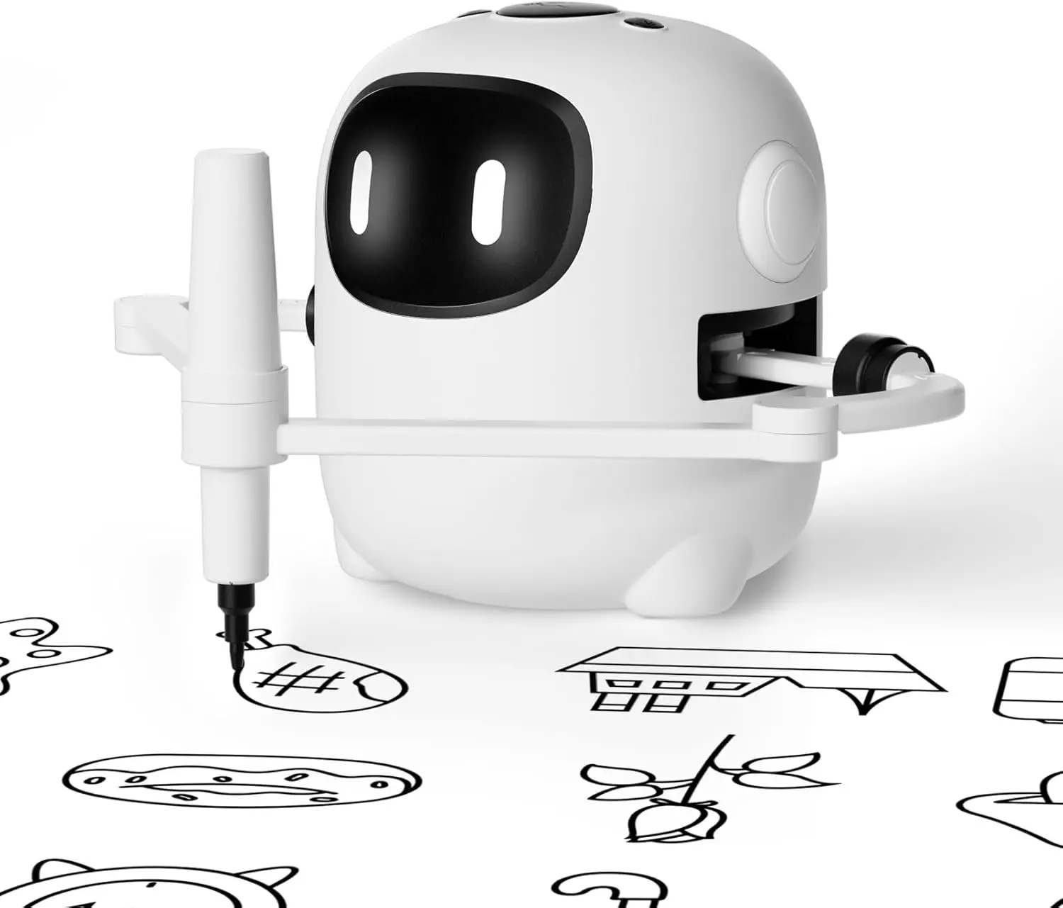 

Interactive Drawing Robot for Kids with 150 Cards, Educational Painting Toy for Ages 3-8 Boys Girls Birthday Gift