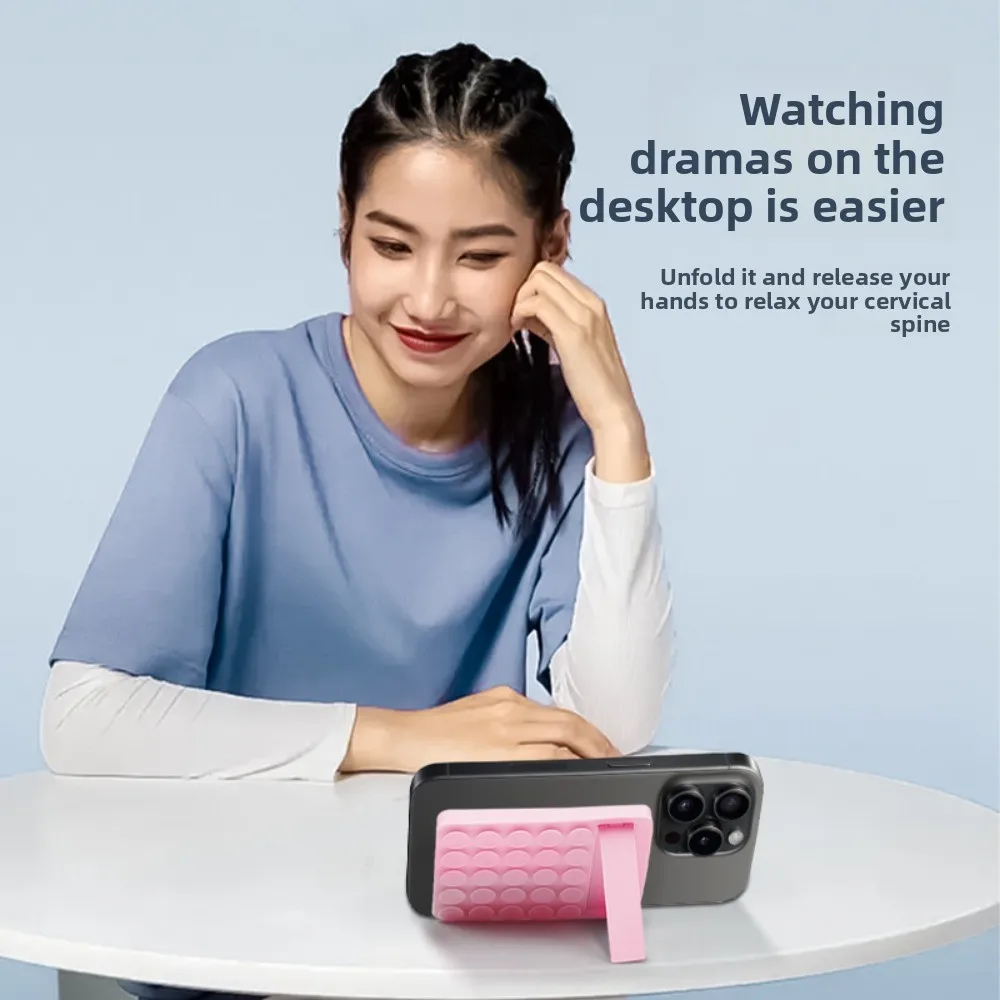 

Double-sided Liquid Silicone Suction Cup , Suitable for Apple's Strong Magnetic Back Sticker Magnetic Mobile Phone Holder