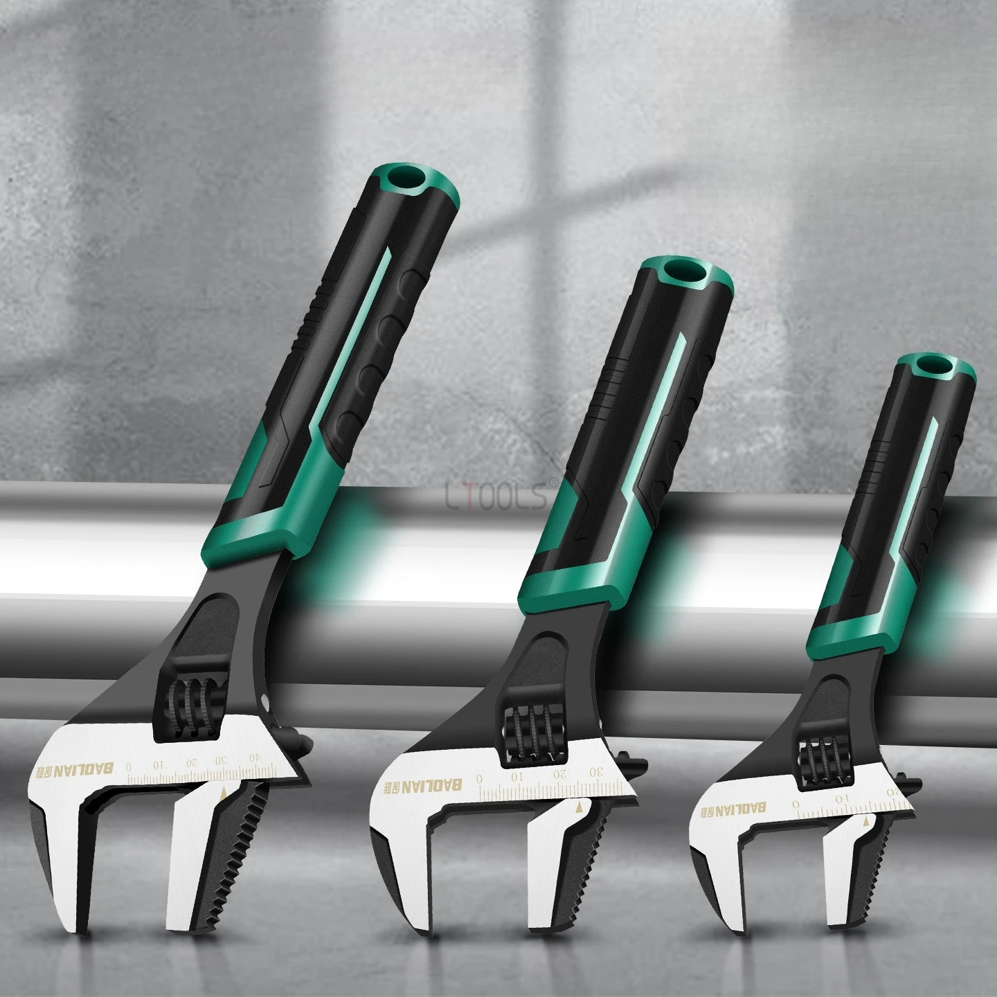 

Разводной ключ 6/8/10 дюймов, универсальный гаечный ключ из хром-ванадиевой стали, большой отверстие, ключ для ванной комнаты, аксессуары для труб, ручные инструменты