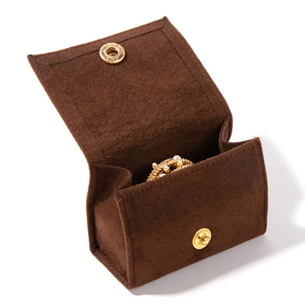 

Mini Jewelry Box Luxurious Portable Velvet Jewelry Box Elegant Organizer for Travel Ear Studs Earrings Finger Rings House-shaped