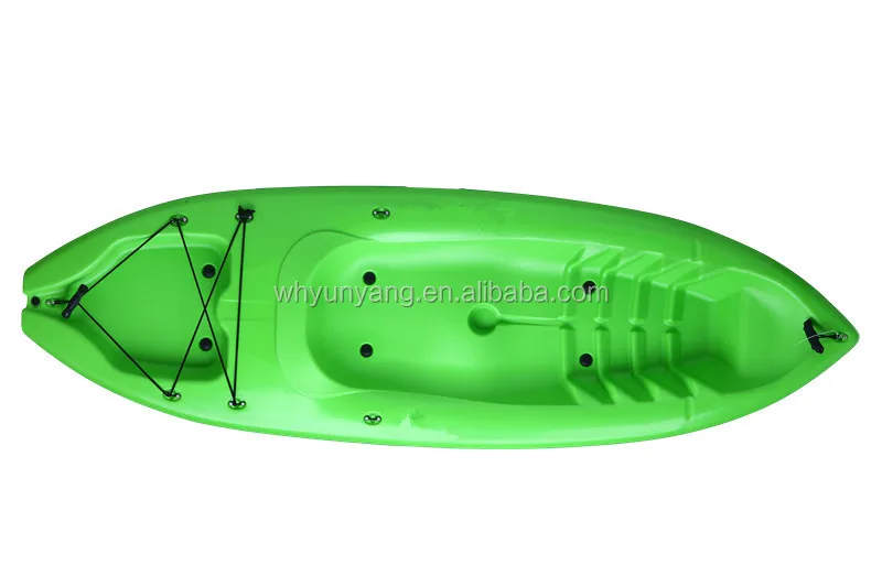8ft Single Seat Ocean Kayak 1-Person Canoe with Paddle Small Kayak for Ocean Water Sports