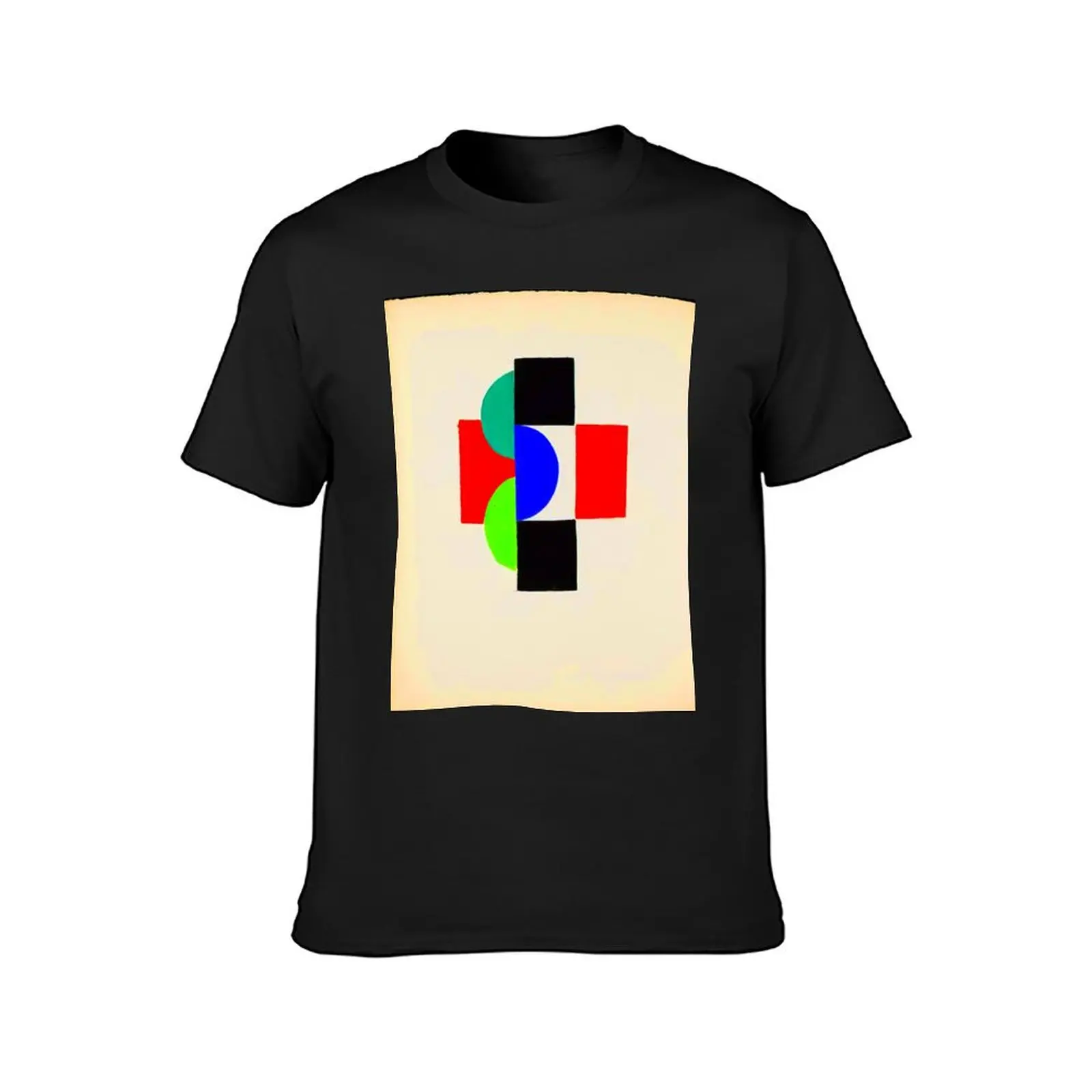 Sonia Delaunay Art T-Shirt anime clothes Short sleeve tee cute clothes customs design your own plain black t shirts men