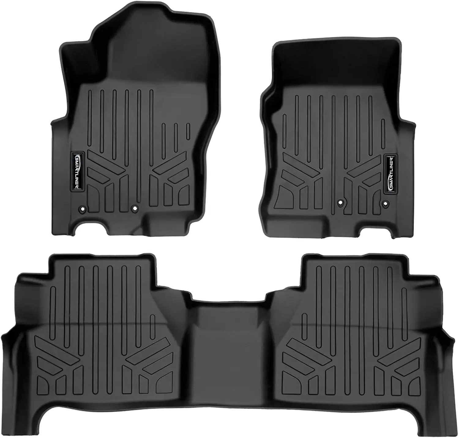 

Индивидуальные коврики для пола для Nissan Frontier 2022-2025, комплект на 2 ряда, прочные и легко чистящиеся