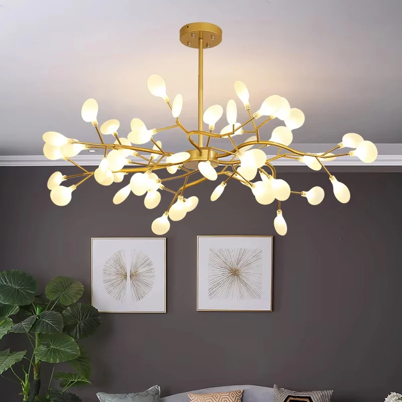 

Firefly led Chandelier Lighting Personality Bedroom Dining Room Light Postmodern Living Room Chandelier Nordic Pendant Lamps