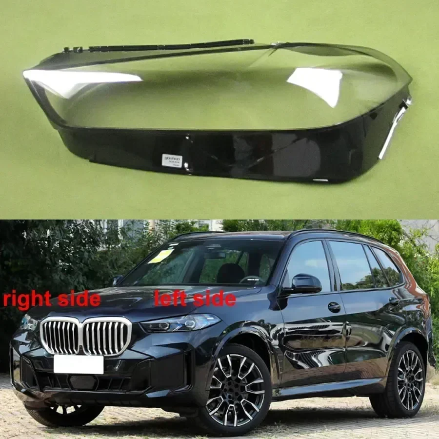 For BMW X5 2023 2024 Car Accessories Headlight Lens Cover Headlamp Shell Lampshade Transparent Shade Mask Plexiglass