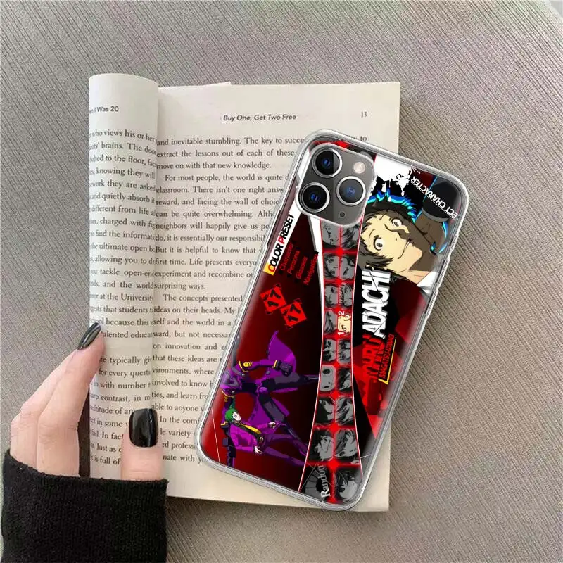 Persona 4 Anime Phone For Apple Iphone 12 13 Mini 15 Pro Max 11 Pro 14 Plus 16 Pro Max 16E Case Shell Cover Clear TPU Protectiv