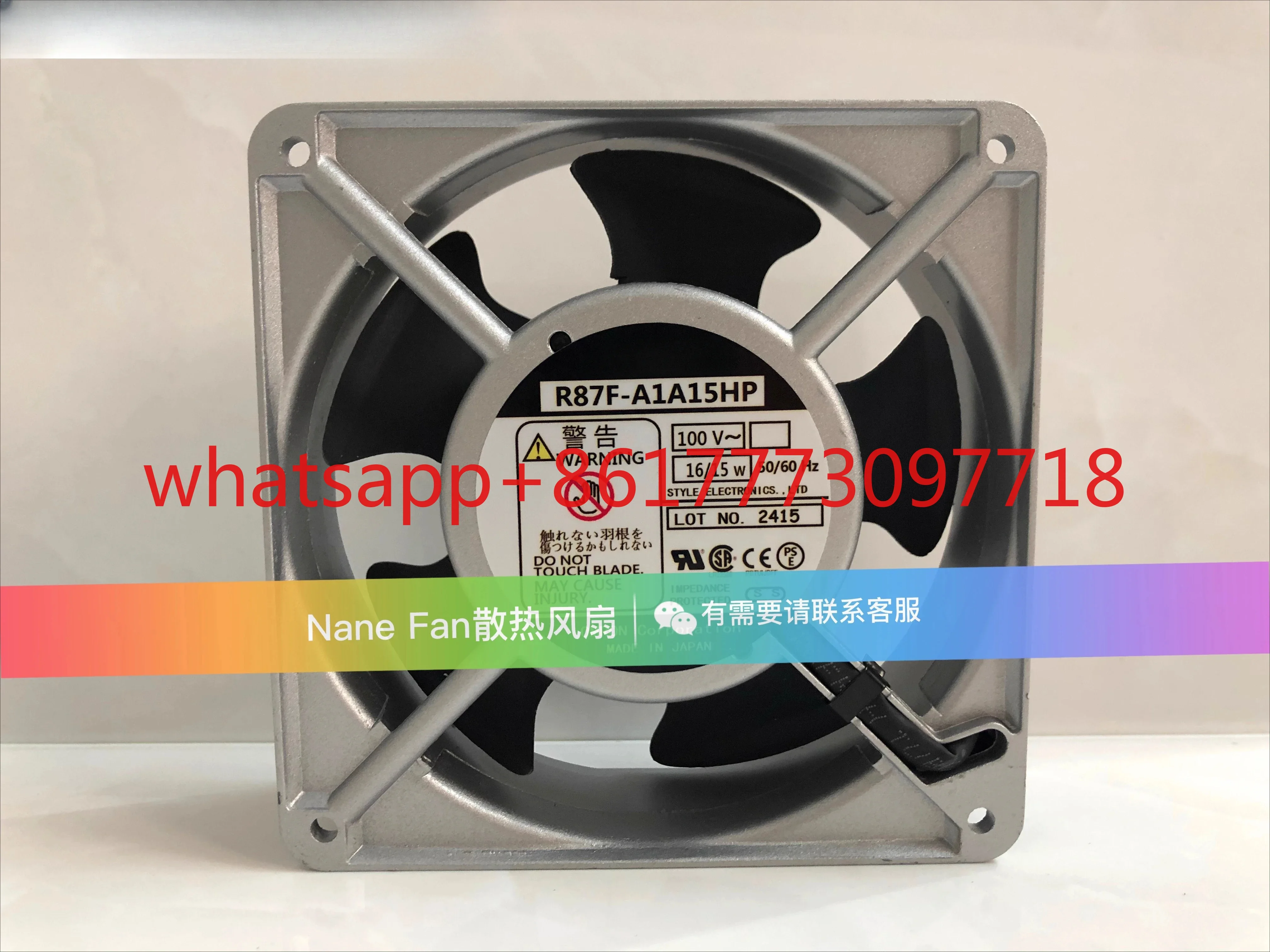 Japan R87F-A4A15HP R87FA-A1A15HP12038 Fan 100V/200V Brand new, guaranteed quality