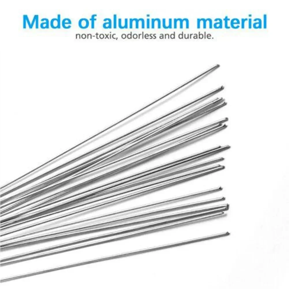 Easy & Convenient Aluminum Brazing Solution 20 Flux Brazing Repair Rods Suitable for Connection with Aluminum Bus