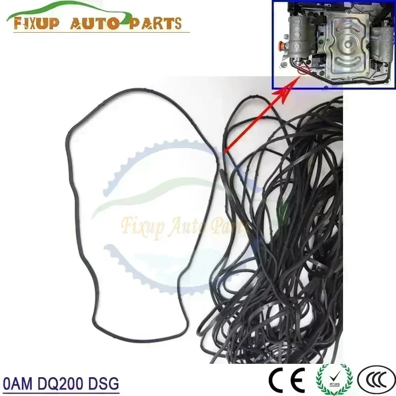 

DSG 0AM автомобильная коробка передач DQ200 TCU прокладка 0AM927377 полоса сцепления пластина резиновая прокладка для Audi VW Skoda Passat Magotan 7 скоростные уплотнения