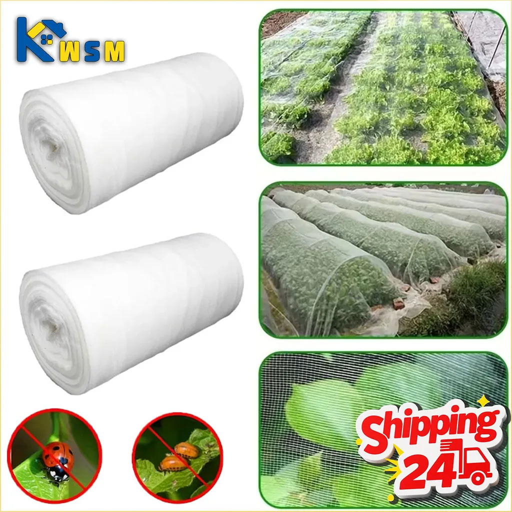 Greenhouse Protection Multipurpose Agricultural Insect Net Enhanced Mesh for Vegetables Fruit Trees Bird Prevention Pest Control