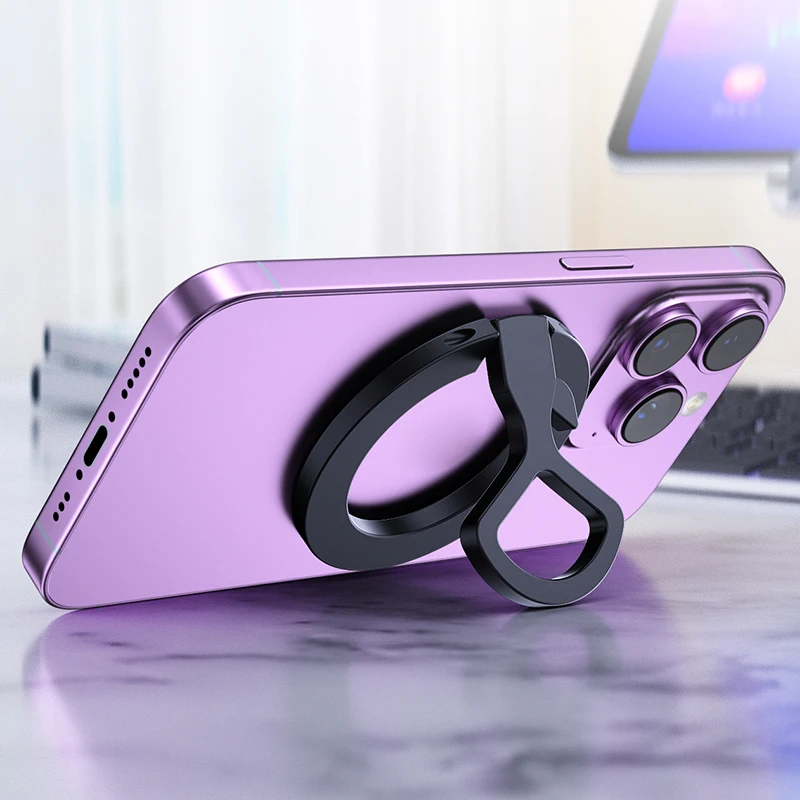 

Магнитный держатель для телефона 3-в-1, открывалка для бутылок на 360 градусов ° Вращающийся кольцевой держатель для сотового телефона, подставка для ручки телефона для iPhone 15 14