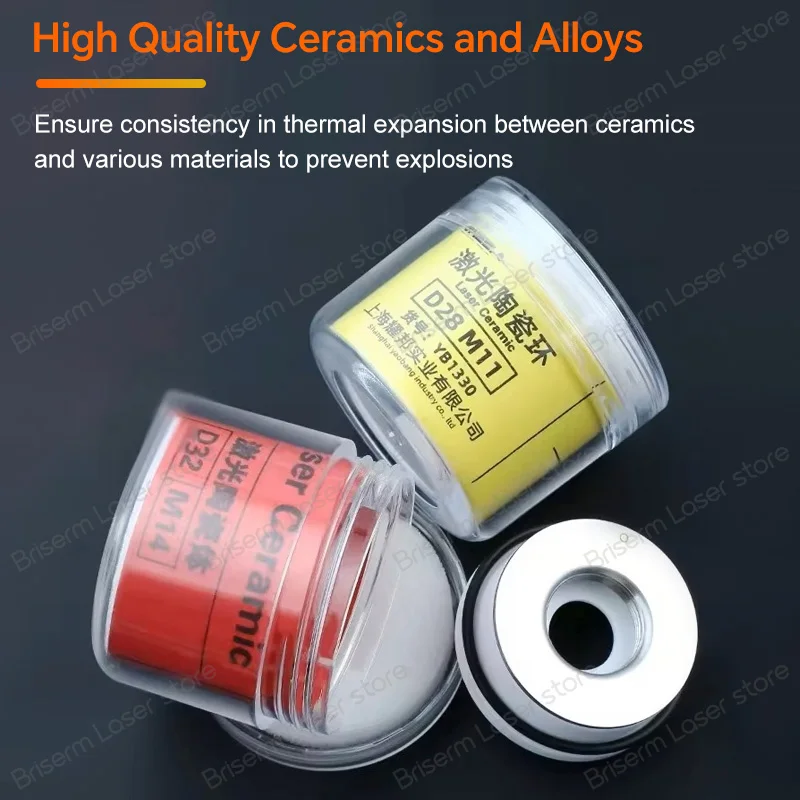 Laser Ceramic Ring D28 M11 D32 M14 D31 M11 D13 M5 Ceramic Nozzle Holder for 3D Raytools Boci Precitec KTX KTXB