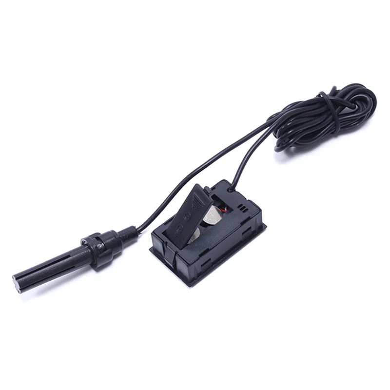 Embedded Temperature And Humidity Meter Refrigerator Aquarium Monitoring Display Humidity Detector Mini Convenient Digital LCD