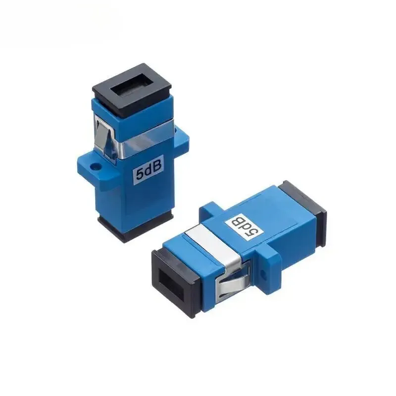 5PCS/bag SC 5dB fixed type fiber optic Attenuator,flange type optical attenuator 5dB Free Shipping