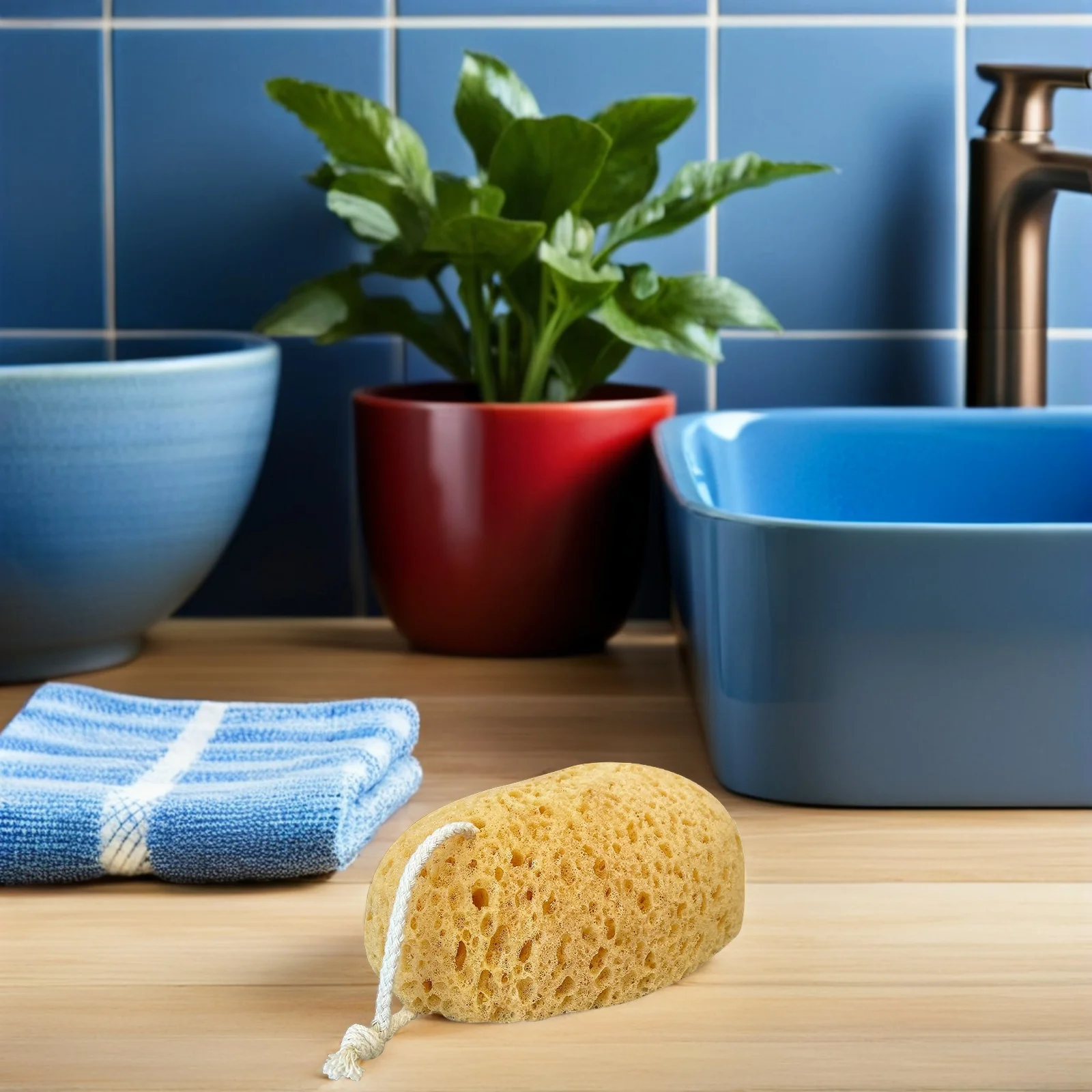 2pcs Soft Bath Sponge Exfoliating Loofah Shower Puff Cleansing Tool Foaming Esponja De Sponges Scrubbers Household Merchandises