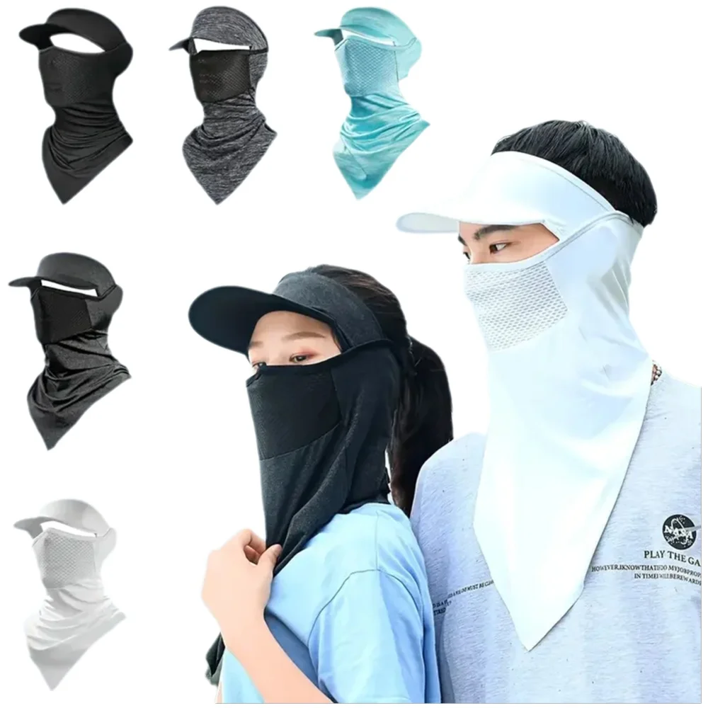 AliExpress WRELS Outdoor Sunscreen Fishing Suns Anti UA  Protection Face Neck Flap Sun CapHeadband Sun Rain Hat Fishing Hiking Cap