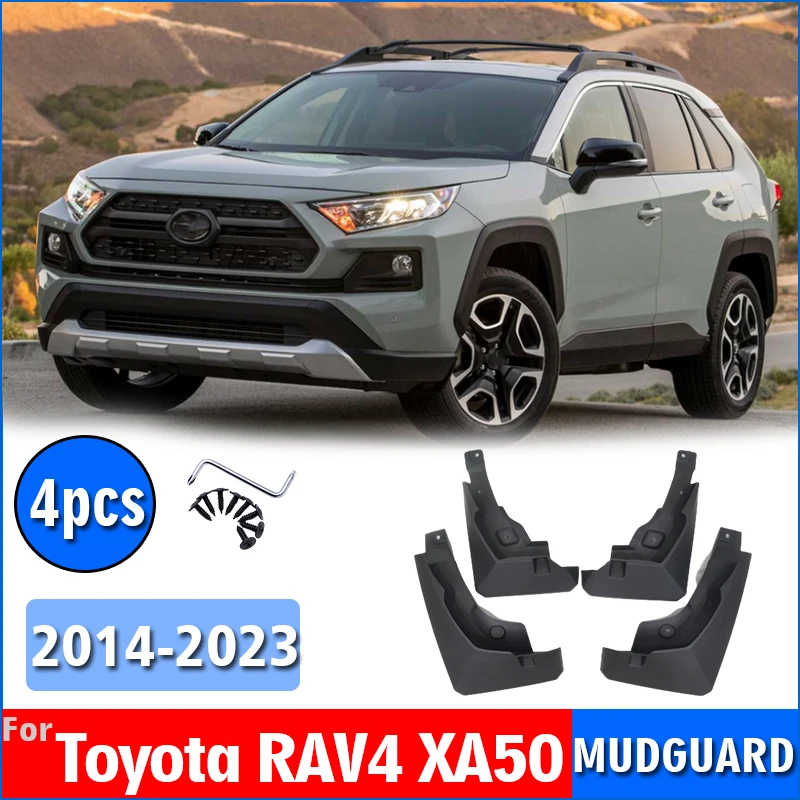 

4 шт., передние и задние брызговики для Toyota RAV4 XA50 2019 2020 2021 2022 2023