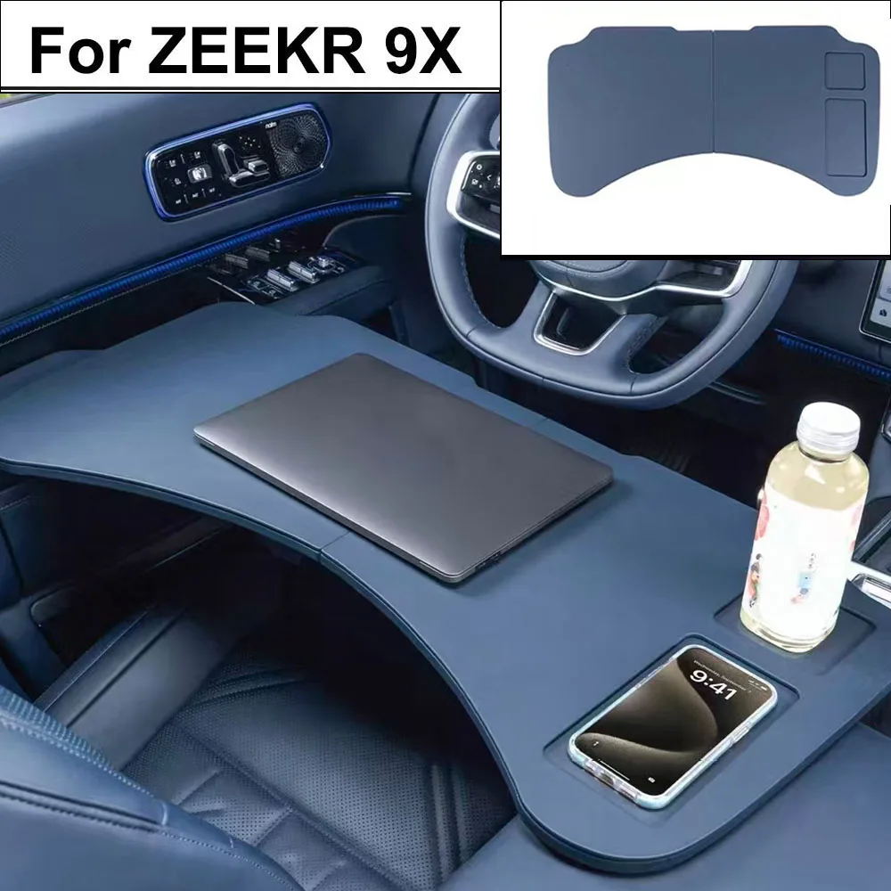 For ZEEKR 9X 2025 2026 Folding Dining Table Computer Desk Car Interior Modification Supplies