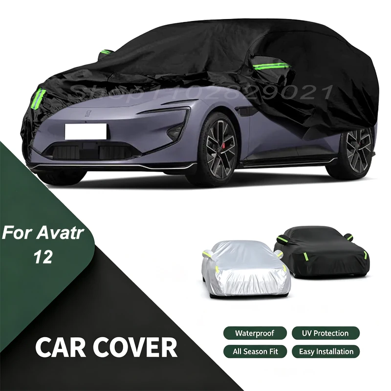Car Cover For Avatr 12 Waterproof Dustproof Outdoor Protection, UV Snow Sun Resistant Auto Exterior Cover Car Sunshade
