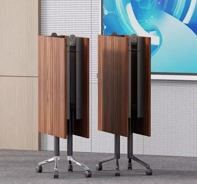 

Meeting Modern Folding Table China School Modular Large Training Flip Top Office Folded Conference Table Movable