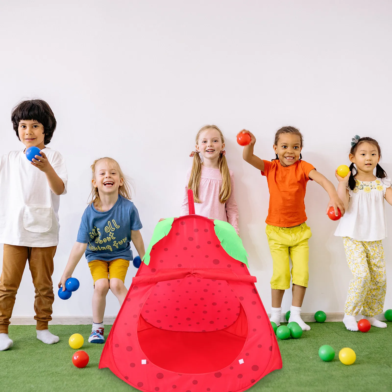 Strawberry Foldable Kids Play - Kids Outdoor Play Tent recension och pris